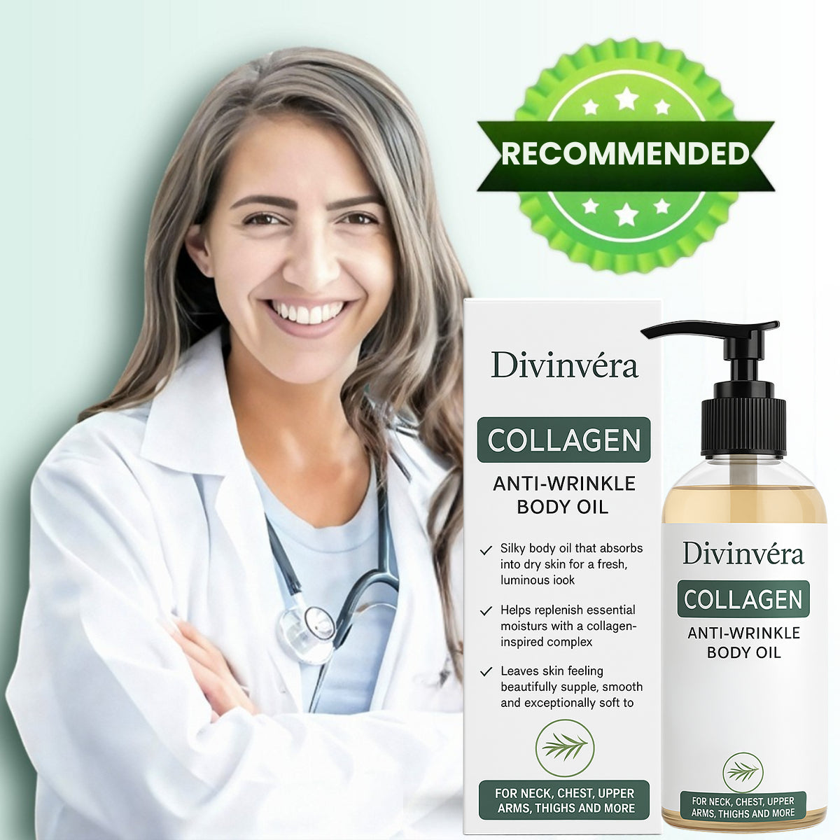 Divinvéra Collagen Oil | Tightens and lifts sagging skin by 98% within 24 hours