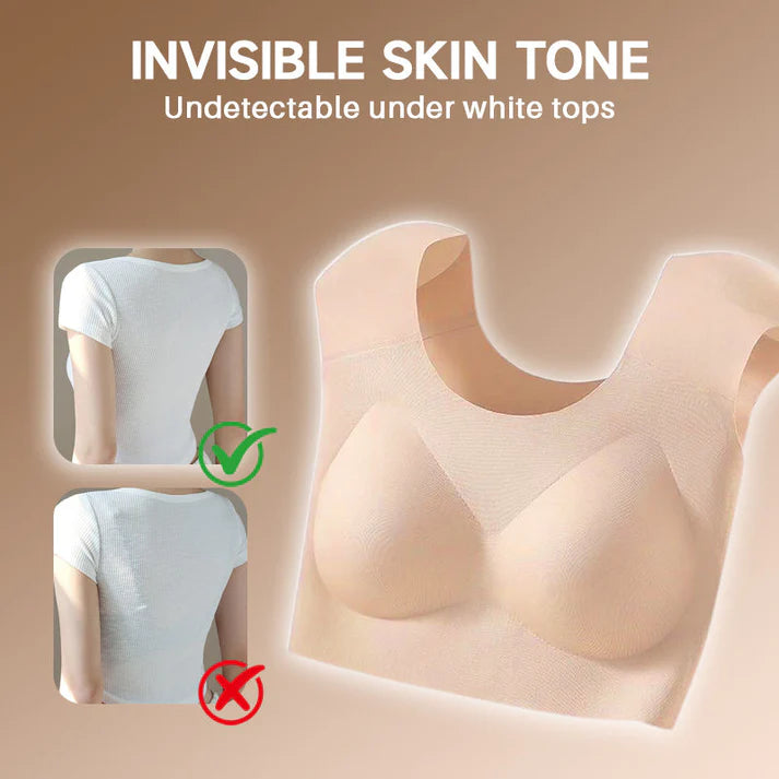 Womens 2-in-1 Seamless Underwear with Built-in Shoulder Pad