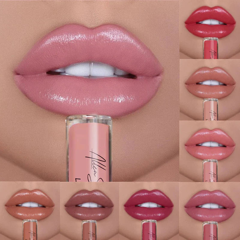 12 Colors Cream Texture Lipstick Waterproof 🔥 -BIG SALE