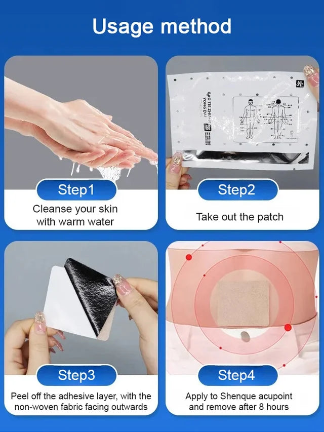 Herbal Detoxification Acupuncture Patch for Dampness Removal