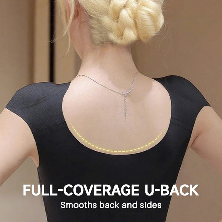 Womens 2-in-1 Seamless Underwear with Built-in Shoulder Pad