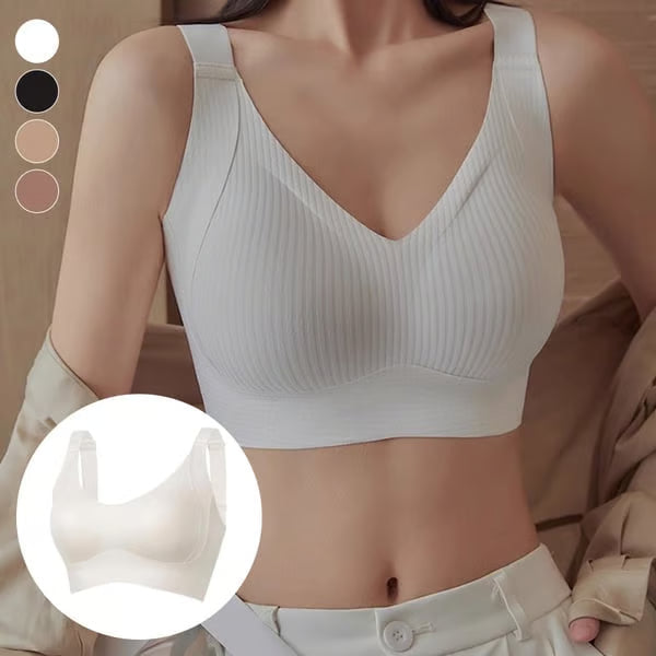 Wire-free bra