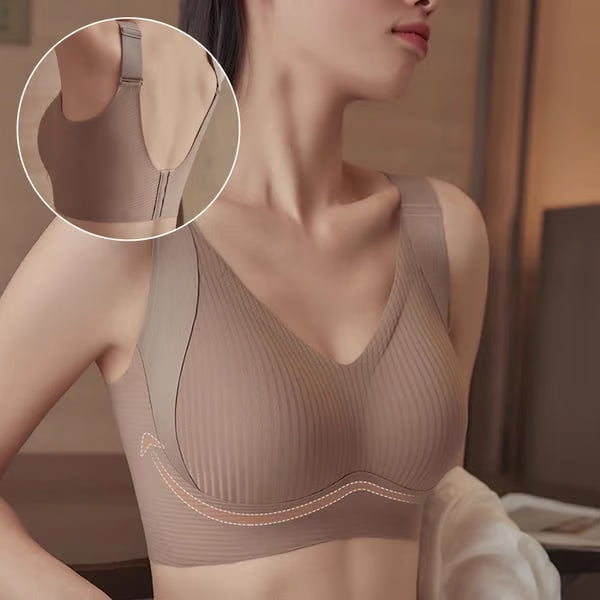 Wire-free bra
