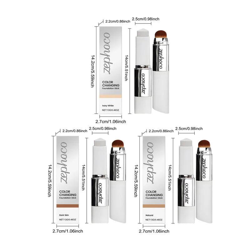 2-in-1 color-changing foundation stick