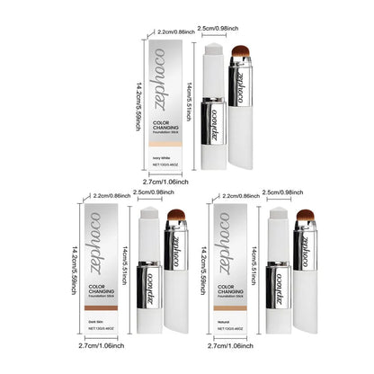 2-in-1 color-changing foundation stick