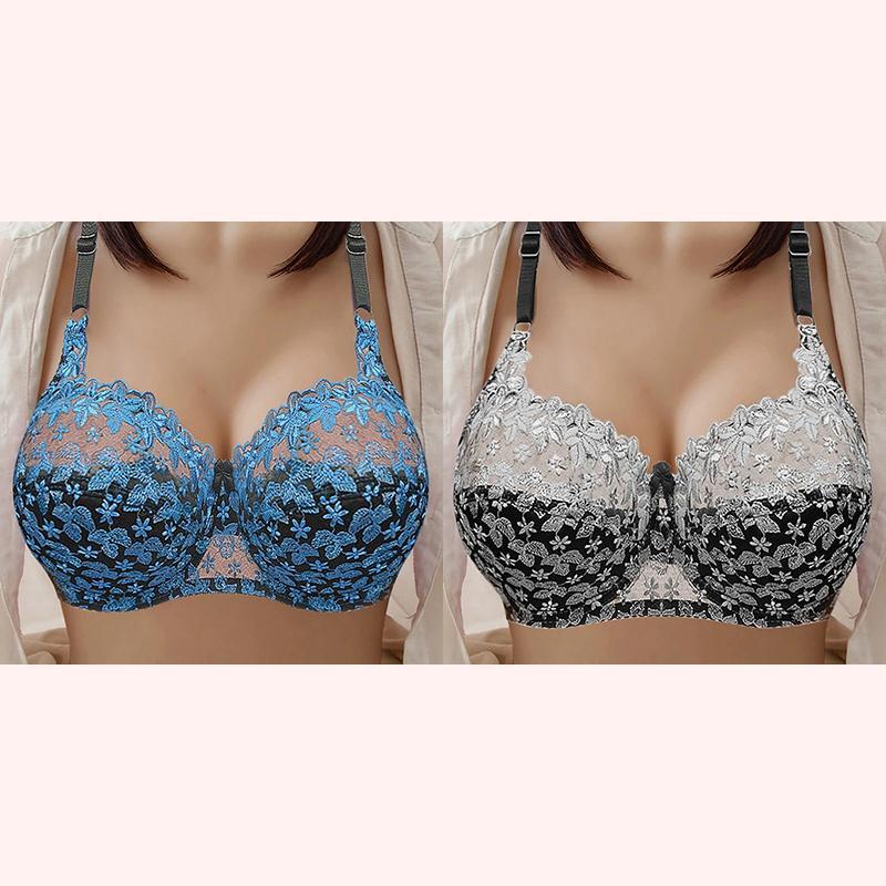 🔥Pay 1 Get 3(3packs)🔥PLUS SIZE BRA WOMEN UNDERWEAR WIRE FREE COMFORT SOFT THIN BREATHABLE