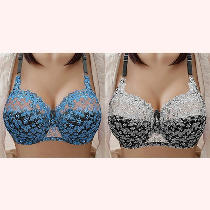 🔥Pay 1 Get 3(3packs)🔥PLUS SIZE BRA WOMEN UNDERWEAR WIRE FREE COMFORT SOFT THIN BREATHABLE