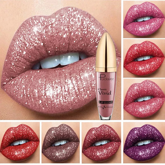 🔥New Year Sale 49% Off - Diamond Shiny Waterproof Lip Gloss🎁
