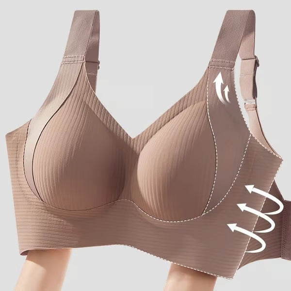 Wire-free bra