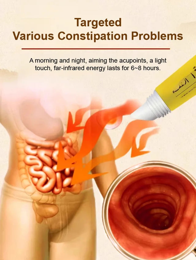 🔥[Gastrointestinal problems cured with a single touch]🔥 Medical antipyretic gel for promoting qi circu