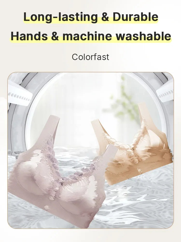 wear Lace Front Closure Bra Full Coverage Secure Support Wireless Sleep Comfort