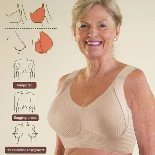 Wire-free bra
