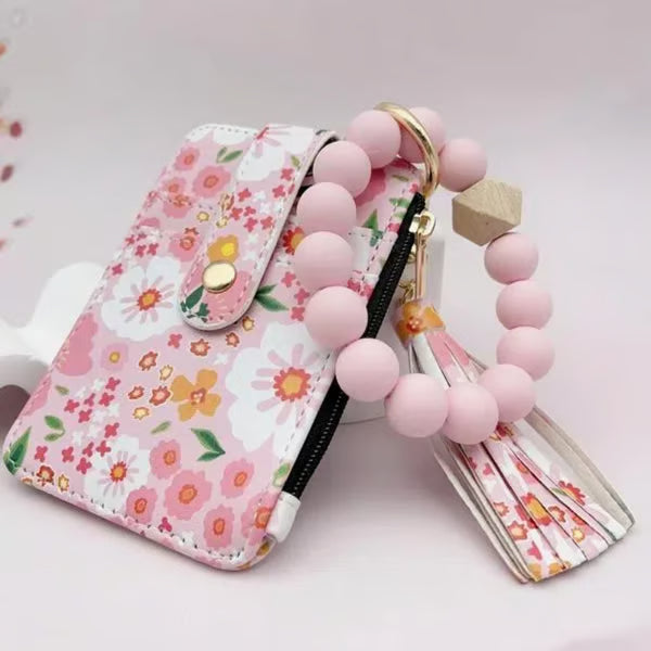 Womens Boho Beaded Wallet