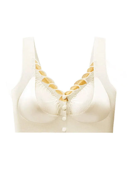 wear Lace Front Closure Bra Full Coverage Secure Support Wireless Sleep Comfort