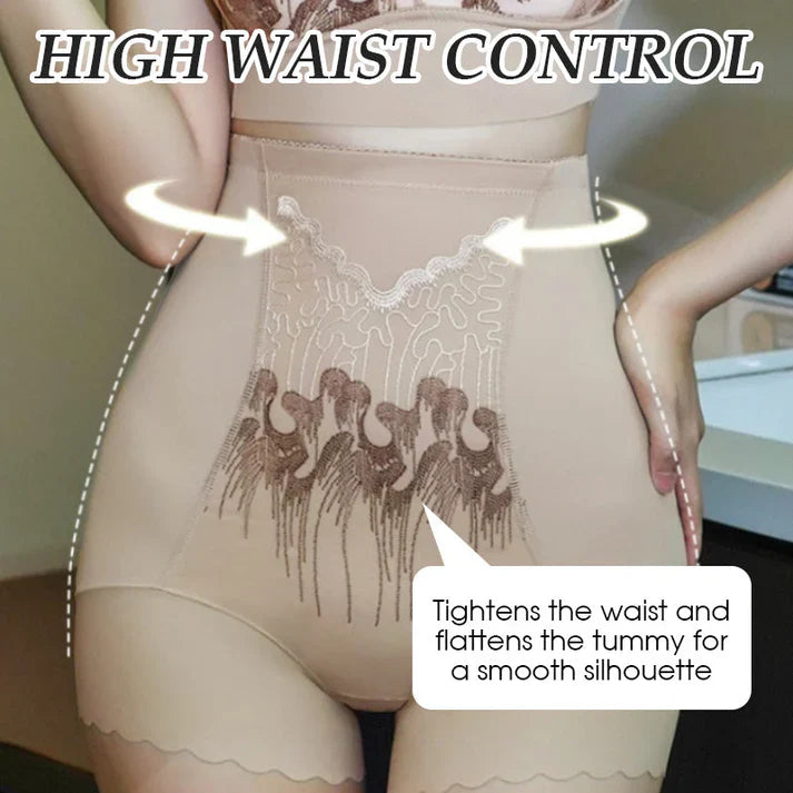 High-waisted tummy control shorts for women