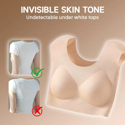 Womens 2-in-1 Seamless Underwear with Built-in Shoulder Pad