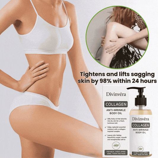 Divinvéra Collagen Oil | Tightens and lifts sagging skin by 98% within 24 hours