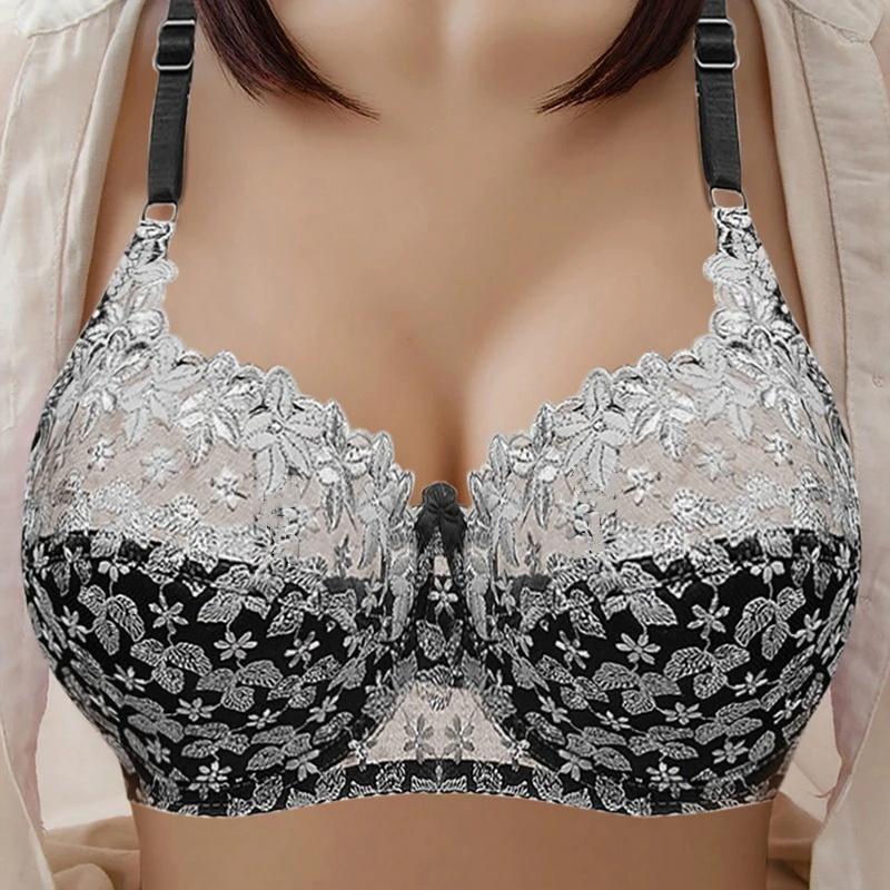 🔥Pay 1 Get 3(3packs)🔥PLUS SIZE BRA WOMEN UNDERWEAR WIRE FREE COMFORT SOFT THIN BREATHABLE