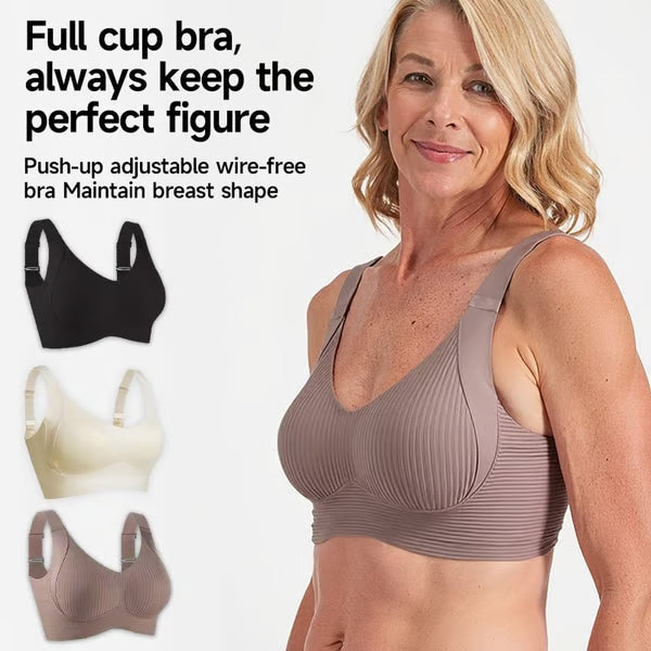 Wire-free bra