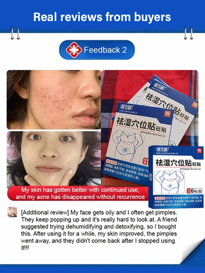 Herbal Detoxification Acupuncture Patch for Dampness Removal