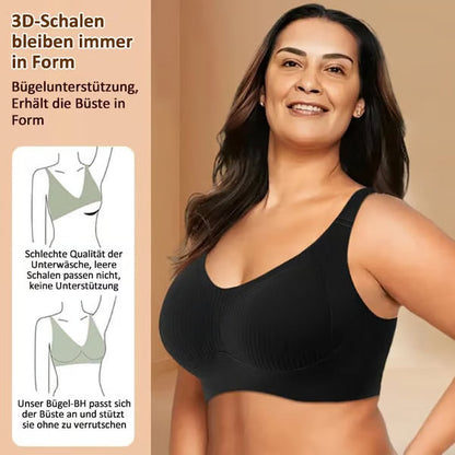 Wire-free bra