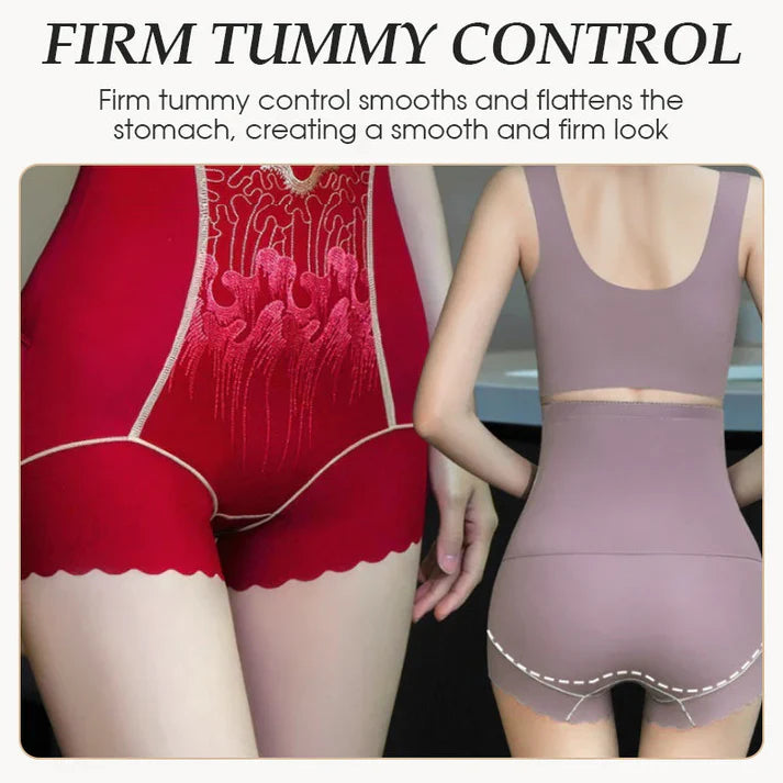 High-waisted tummy control shorts for women