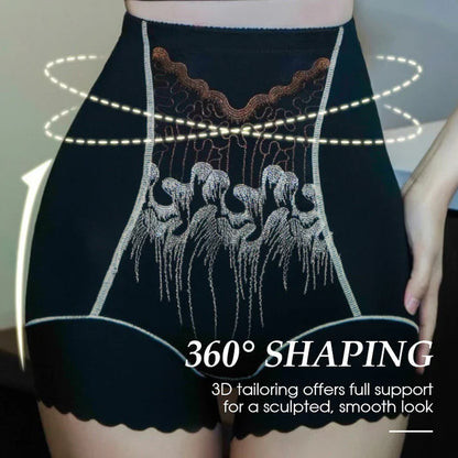 High-waisted tummy control shorts for women