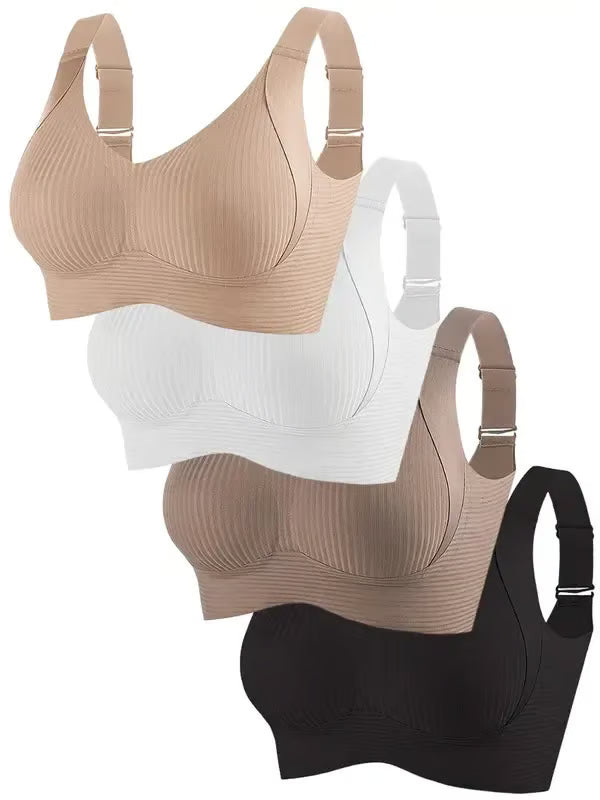 Wire-free bra