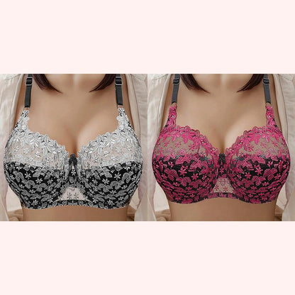 🔥Pay 1 Get 3(3packs)🔥PLUS SIZE BRA WOMEN UNDERWEAR WIRE FREE COMFORT SOFT THIN BREATHABLE