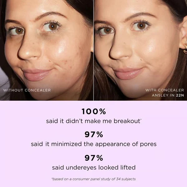 shape tape concealer stick & free makeup brushes