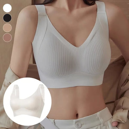 Wire-free bra