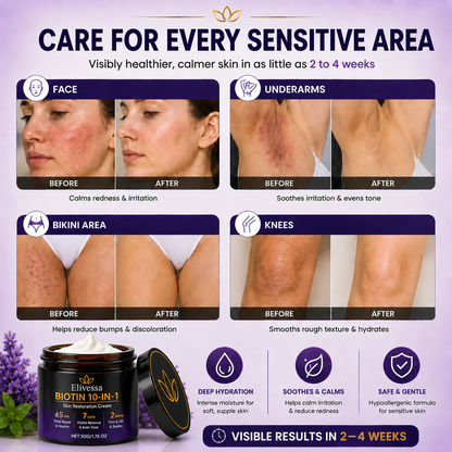 Limited-time offer: 70% off ⬇️Elivessa™ Biotin 10-in-1 Skin Restoration Cream