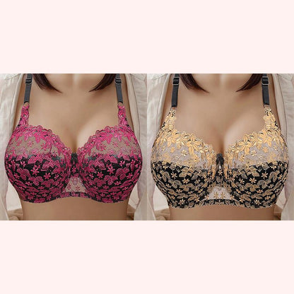 🔥Pay 1 Get 3(3packs)🔥PLUS SIZE BRA WOMEN UNDERWEAR WIRE FREE COMFORT SOFT THIN BREATHABLE