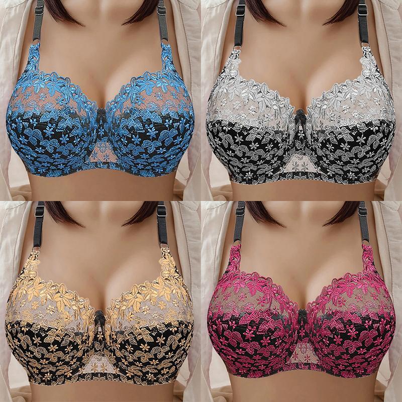 🔥Pay 1 Get 3(3packs)🔥PLUS SIZE BRA WOMEN UNDERWEAR WIRE FREE COMFORT SOFT THIN BREATHABLE