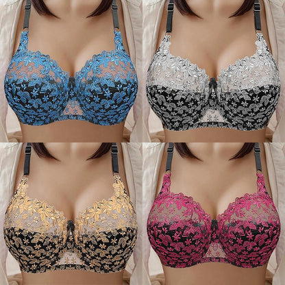 🔥Pay 1 Get 3(3packs)🔥PLUS SIZE BRA WOMEN UNDERWEAR WIRE FREE COMFORT SOFT THIN BREATHABLE