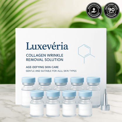 ✨❤️Luxevéria : Clinical-Grade Collagen That Erases Deep Lines Without Needles🛒✨