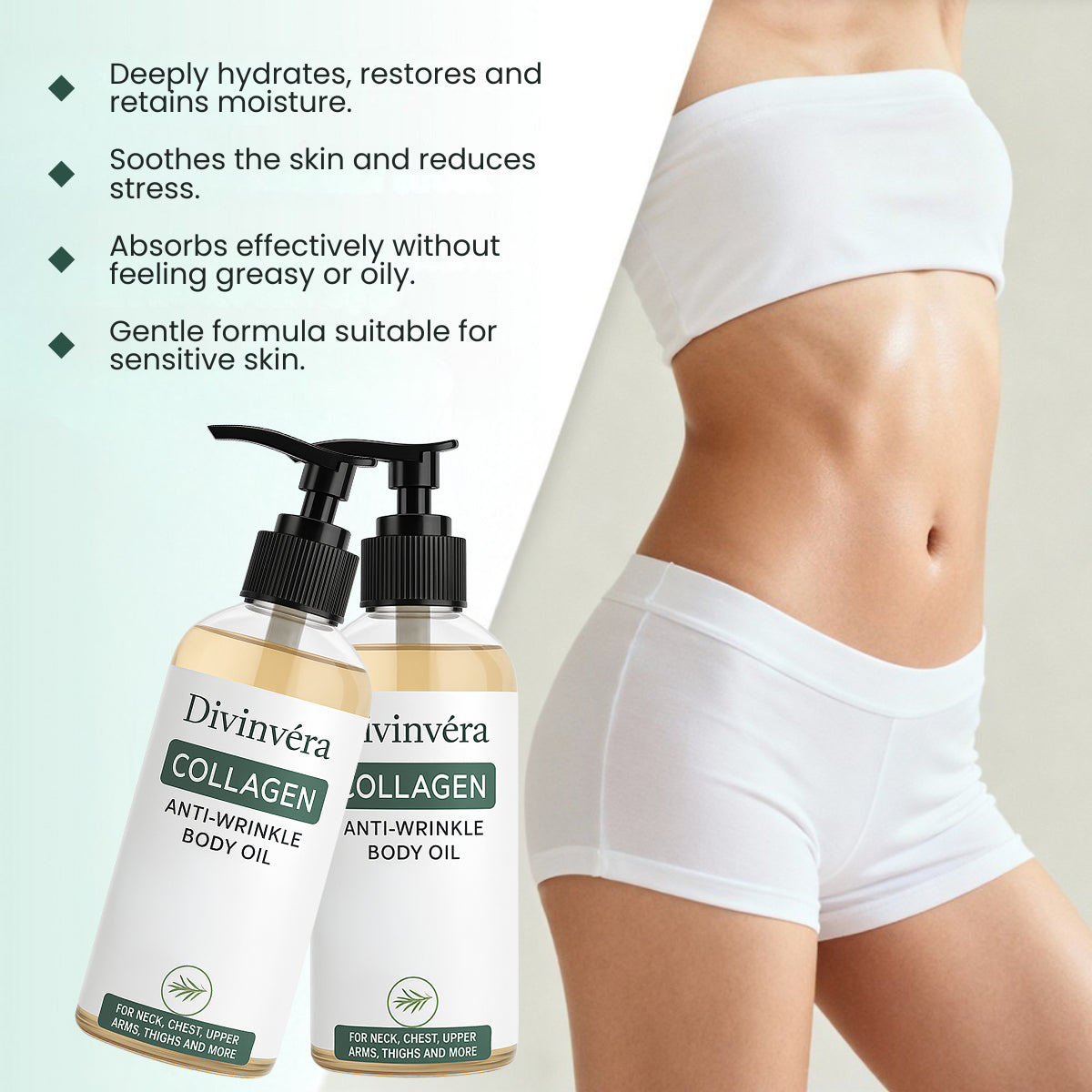 Divinvéra Collagen Oil | Tightens and lifts sagging skin by 98% within 24 hours